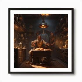 Dwarven Kitchen Art Print