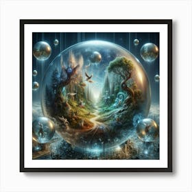 Sphere Of Light Art Print