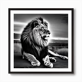 Lionnnn Art Print