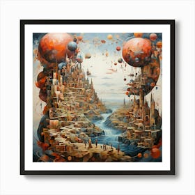 City In The Sky 1 Art Print