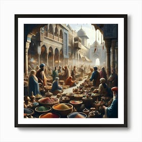 Spice Market Art Print