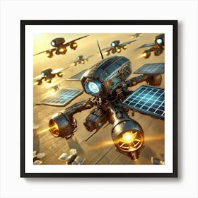 Solar Drones Converted Art Print