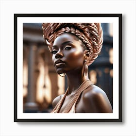 Portrait Of African Woman 1 Art Print