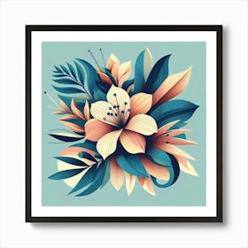 Floral Painting Art Print