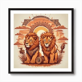 Lion King Art Print