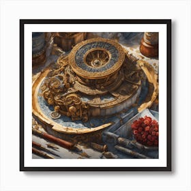 Clock Art Print