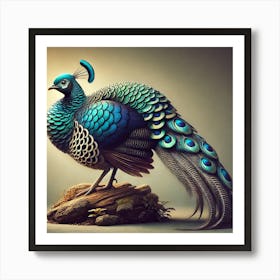 Peacock 8 Art Print