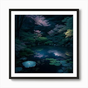 Midnight Reflections Art Print