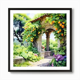 Discover The Beauty Of Nature In Our Garden Where Fruitful Trees Stand Tall Whispering Tales Of A (2) 1 Art Print