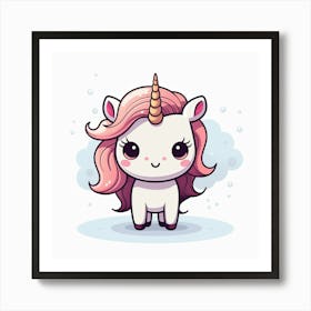 Cute Unicorn 239 Art Print