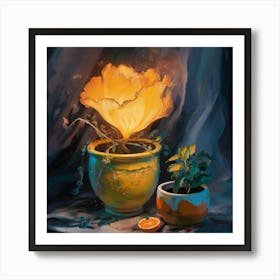 Yellow Poppy Art Print