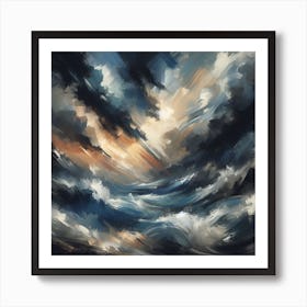 Stormy Sea Art Print