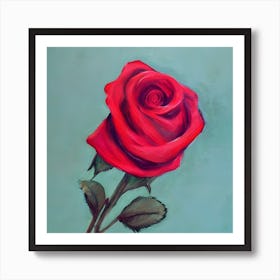 Red Rose 1 Art Print