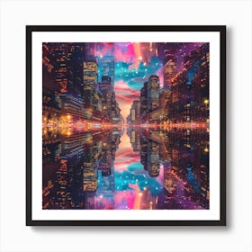 New York City Skyline 12 Art Print