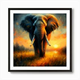 Wild Animal Illustration 95 Art Print