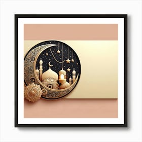 Ramadan Greeting Card 12 Art Print