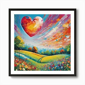 Heart Of Love Art Print