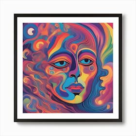 Psychedelic Art Art Print