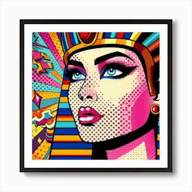 Pop Egyptian Aya Spark Art Print