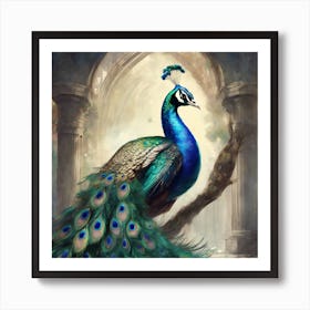 Peacock 8 Art Print