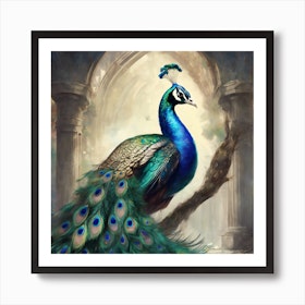 Peacock Magic Canvas Print / Canvas Art by Jane Small - Fine Art