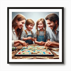 Happy Family Art Print