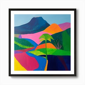 Abstract Travel Collection La Fortuna Costa Rica 1 Art Print