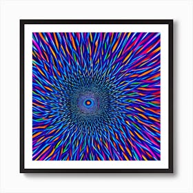 Psychedelic Spiral Art Print