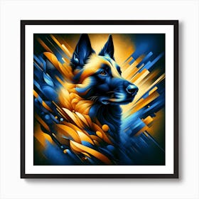 Belgian Malinois 01 Art Print