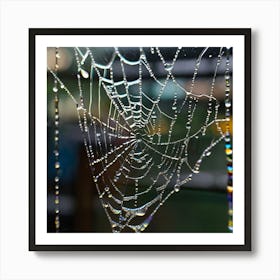 Spider Web1 Art Print