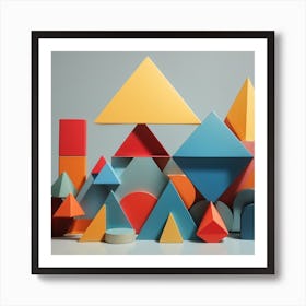 Geometric Shapes 3 Art Print
