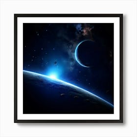 Space Wallpapers Art Print