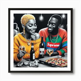 Supreme Couple 16 Art Print