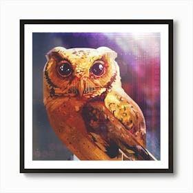 OWL IMAGE Art Print