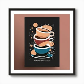 Modern Coffee Art Art Print