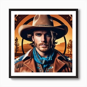 Cowboy 9 Art Print