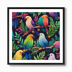 Birds Of A Feather Art Print 6 Art Print