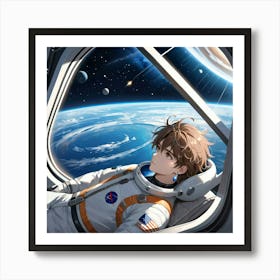 Space Explorer Art Print