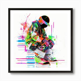 Skateboarder 7 Art Print