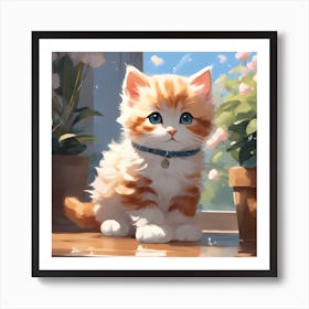 Cute Kitten 3 Art Print