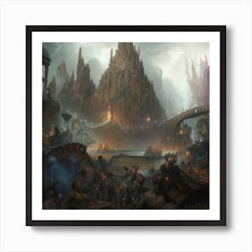 Fantasy City Art Print