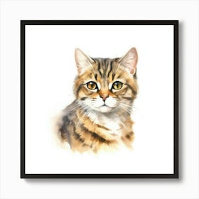 Blackfooted Cat Portrait Art Print