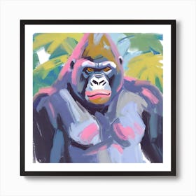 Cross River Gorilla 03 Art Print