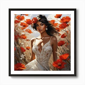 Gorgeous Poppies Beauty 5 Art Print