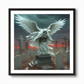 Angel Of Death 8 Art Print