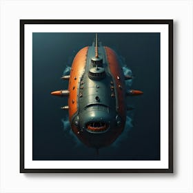 Default Create Unique Design Of Submarine 3 Art Print