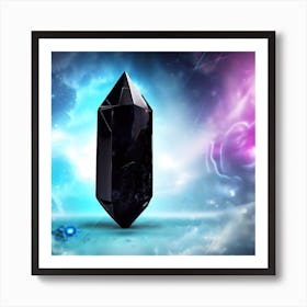 Black Diamond In Space Art Print