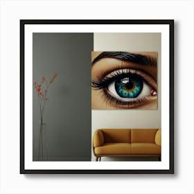 Blue Eye Art Print