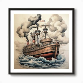 Ship In The Sea 1 Poster