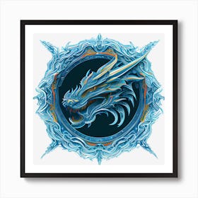 Water Dragon 1 Art Print